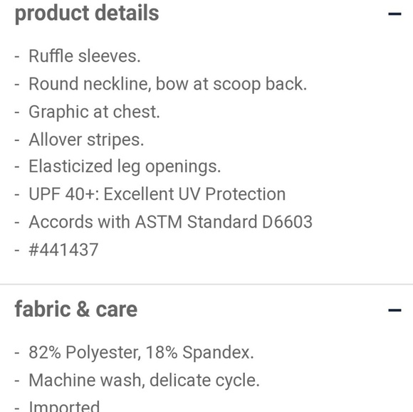 NWT Baby Gap Ruffle Strawberry Swimsuit - Picture 4 of 5